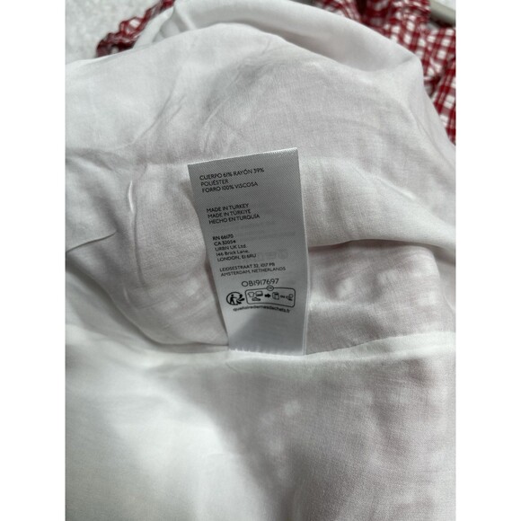 Anthropologie Maeve Mini Dress Red Off The Shoulder Ruffle Sexy Retro Size 6 NWT - Picture 11 of 13